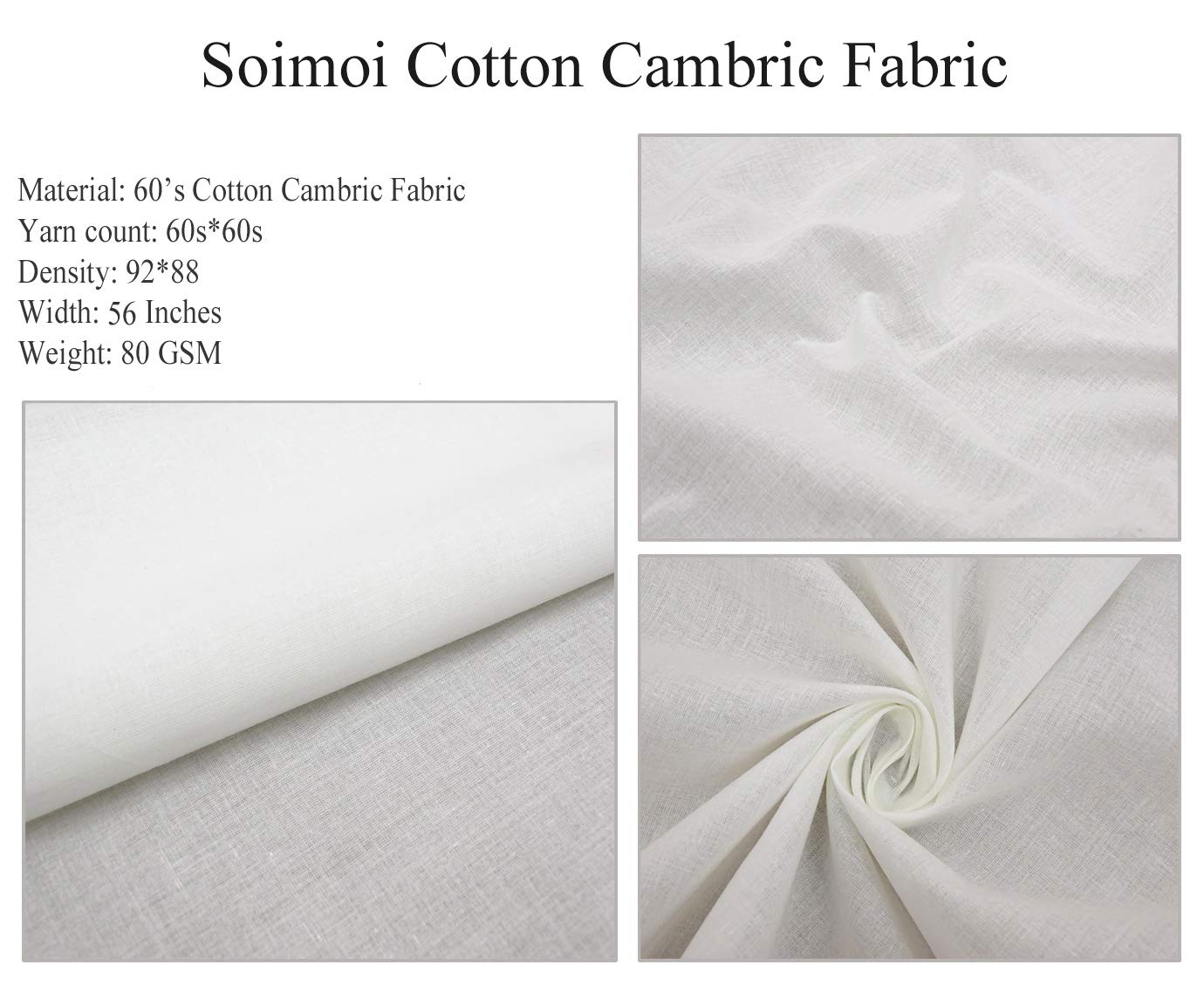 Soimoi Cotton Cambric Fabric - Green Floral Bee Print - 56