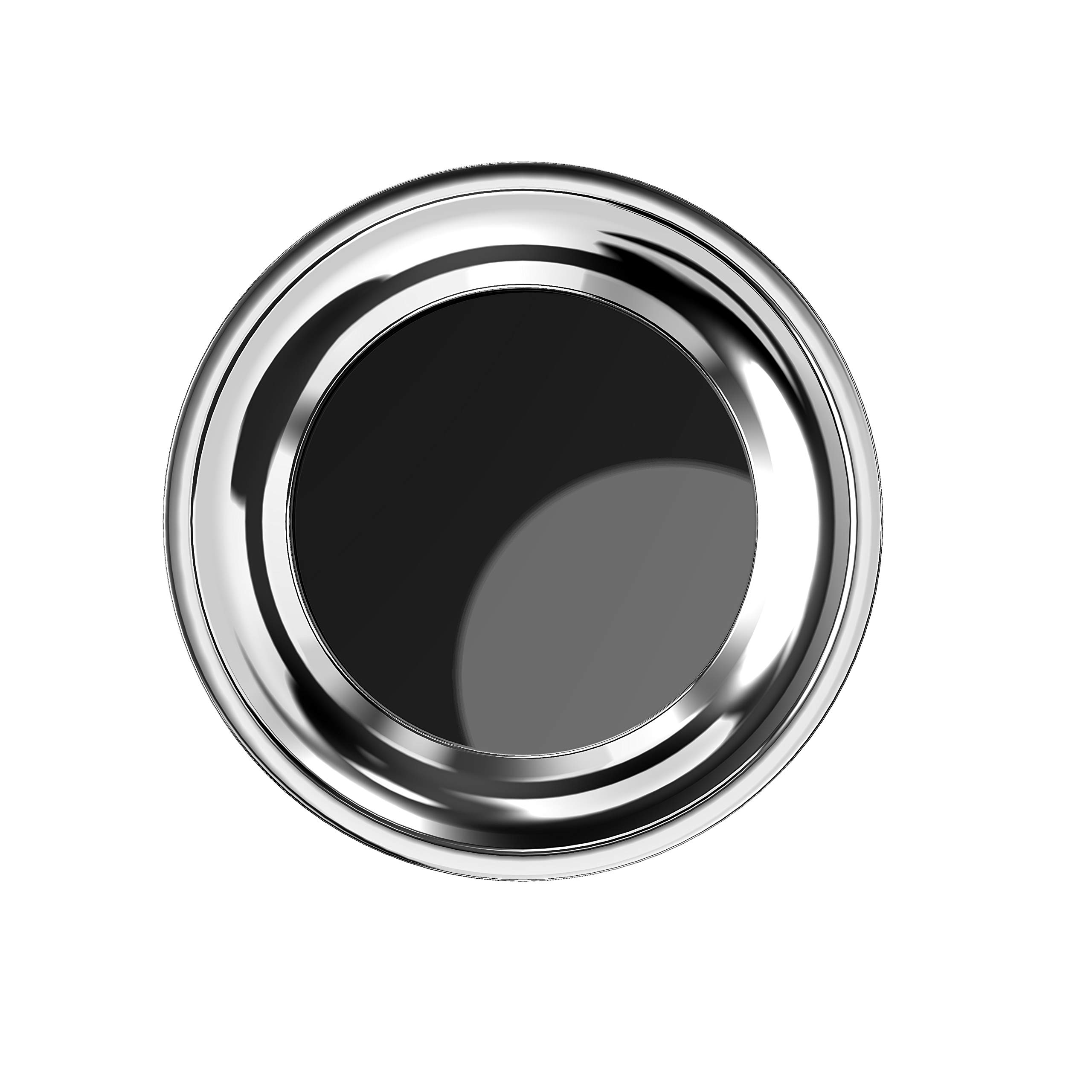 Magnetic Pot Clips - Strong Hold for Pots & Pans - Black/Chrome - Ideal for Kitchen Organization & Space Saving