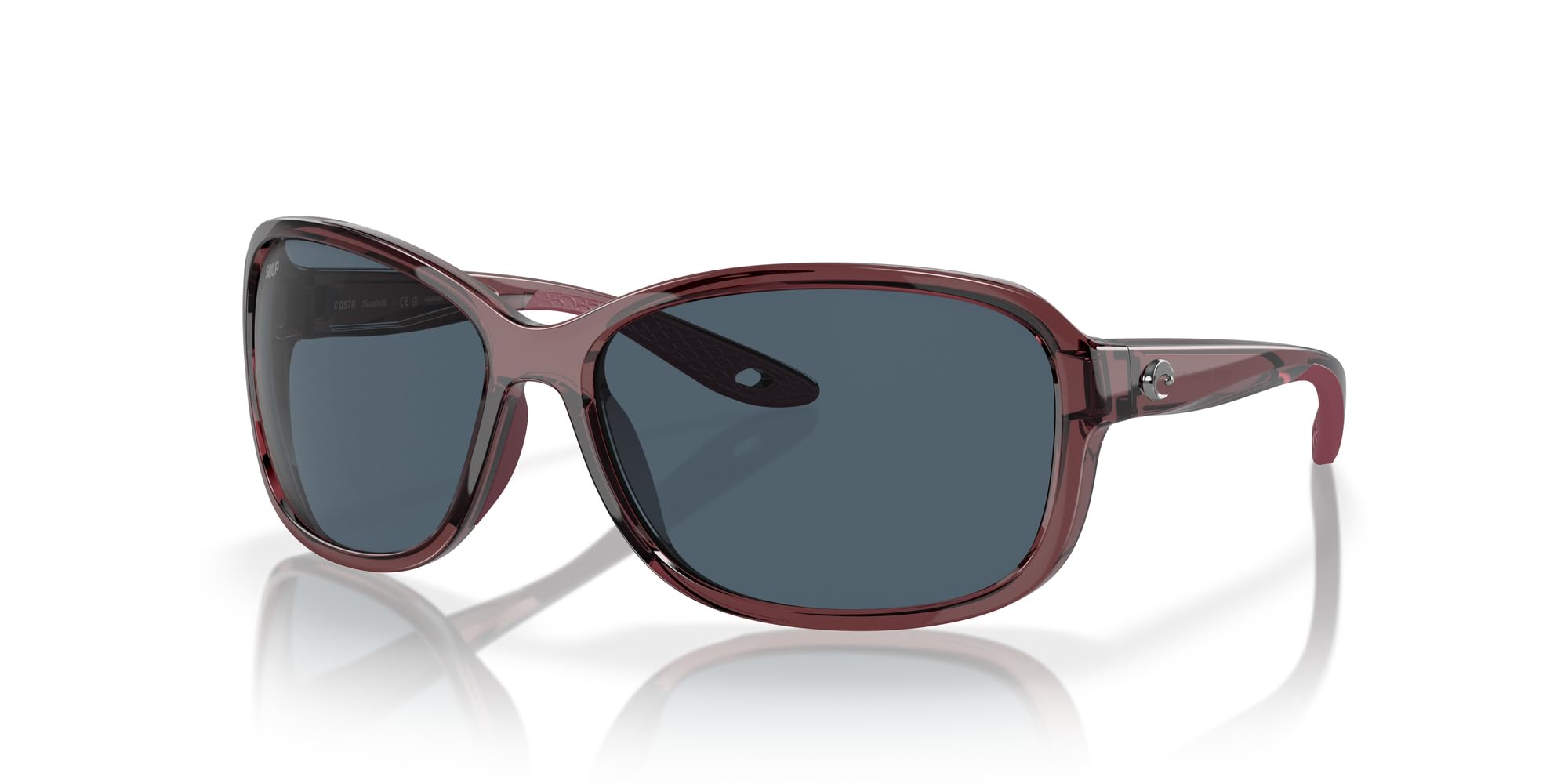 Costa Del Mar Women's Seadrift Rectangular Polarized Sunglasses UV Protection - Stylish Beach & Outdoor Activities Accessory for Women