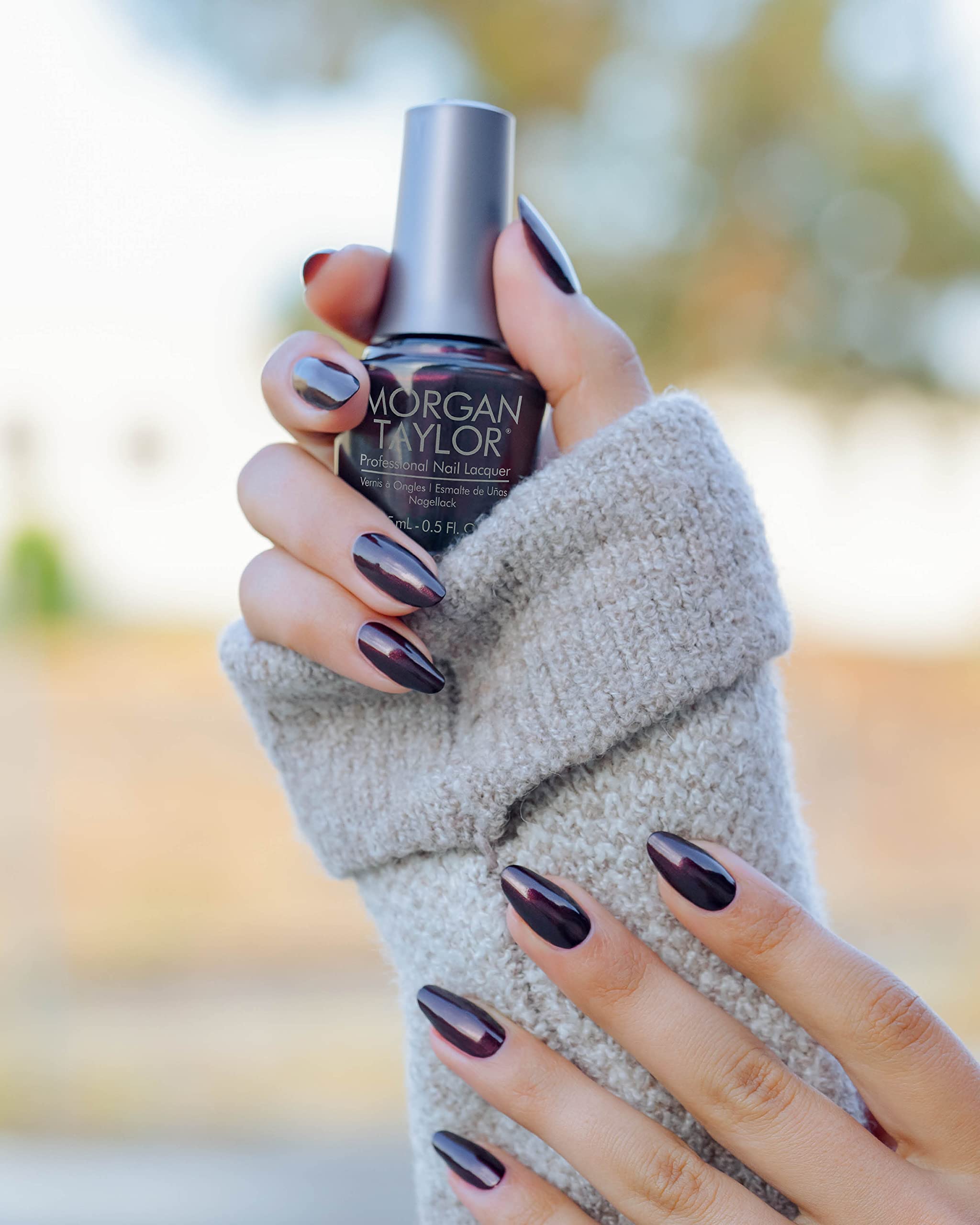 Morgan Taylor Holiday Shake Up The Magic! Collection - Long Lasting Winter Nail Polish (0.5 oz) for Christmas Parties & Festive Nail Art Designs