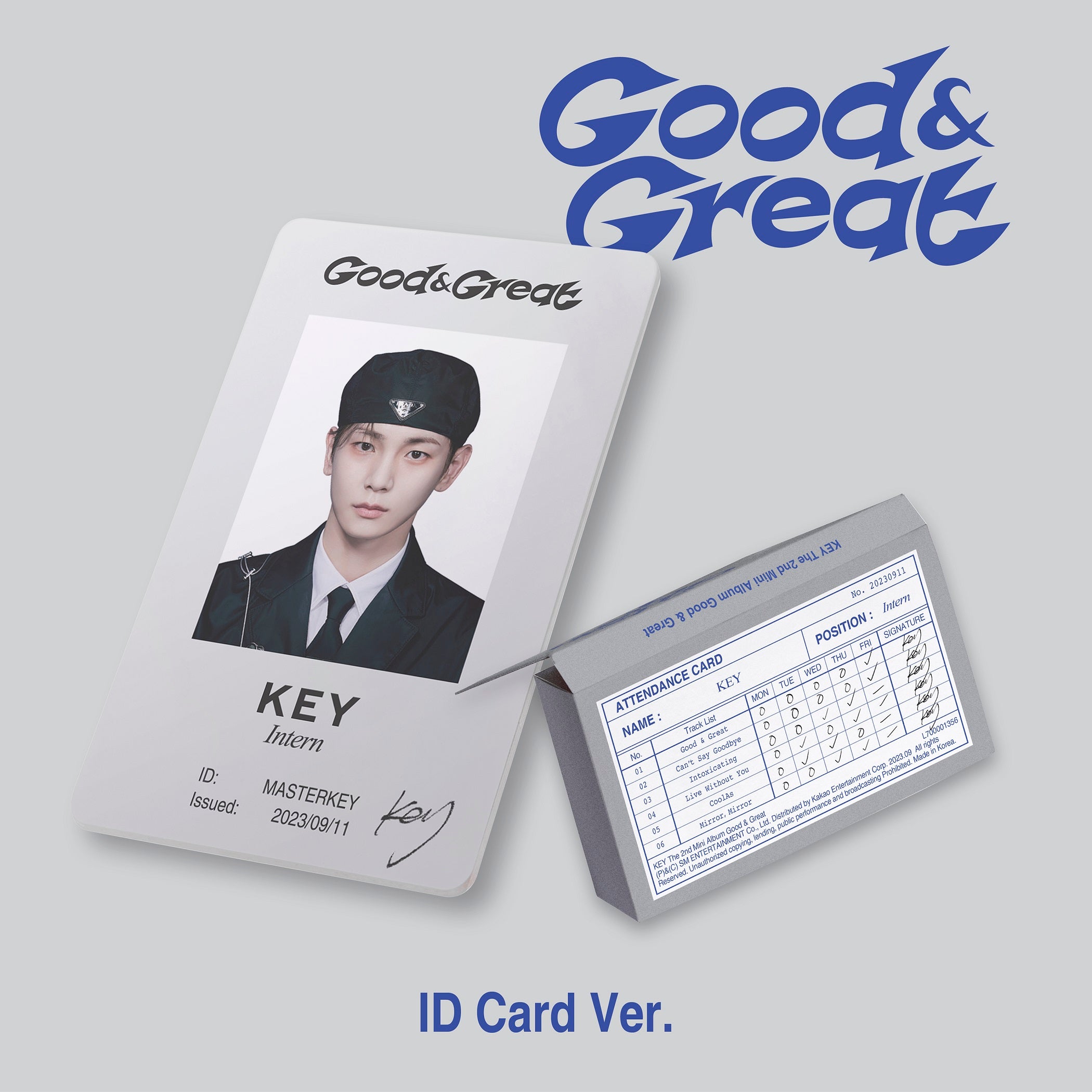 SHINee 2nd Mini Album 'GOOD & GREAT' - K-Pop CD with ID Card | Perfect for K-Pop Fans, Collectors & Gift Giving