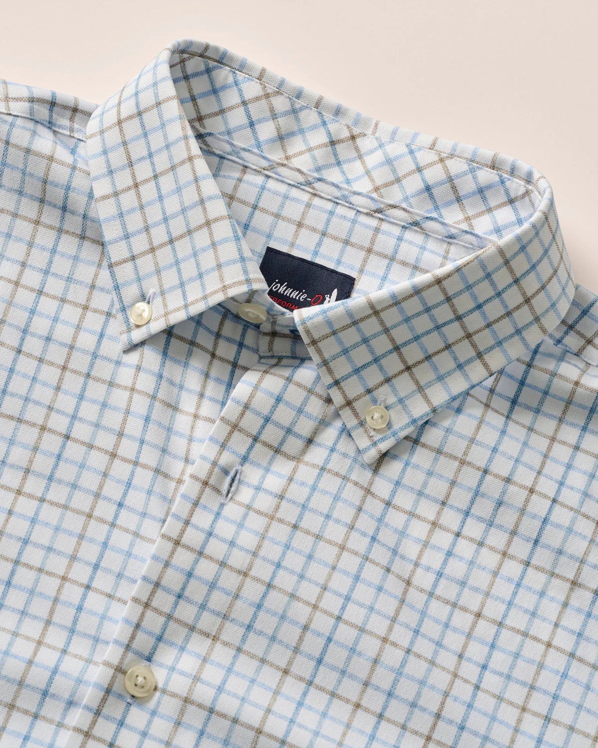 Johnnie-O Men's Long Sleeve Paddock Shirt - Comfortable Casual Button-Up for Golf, Work & Outdoor Activities