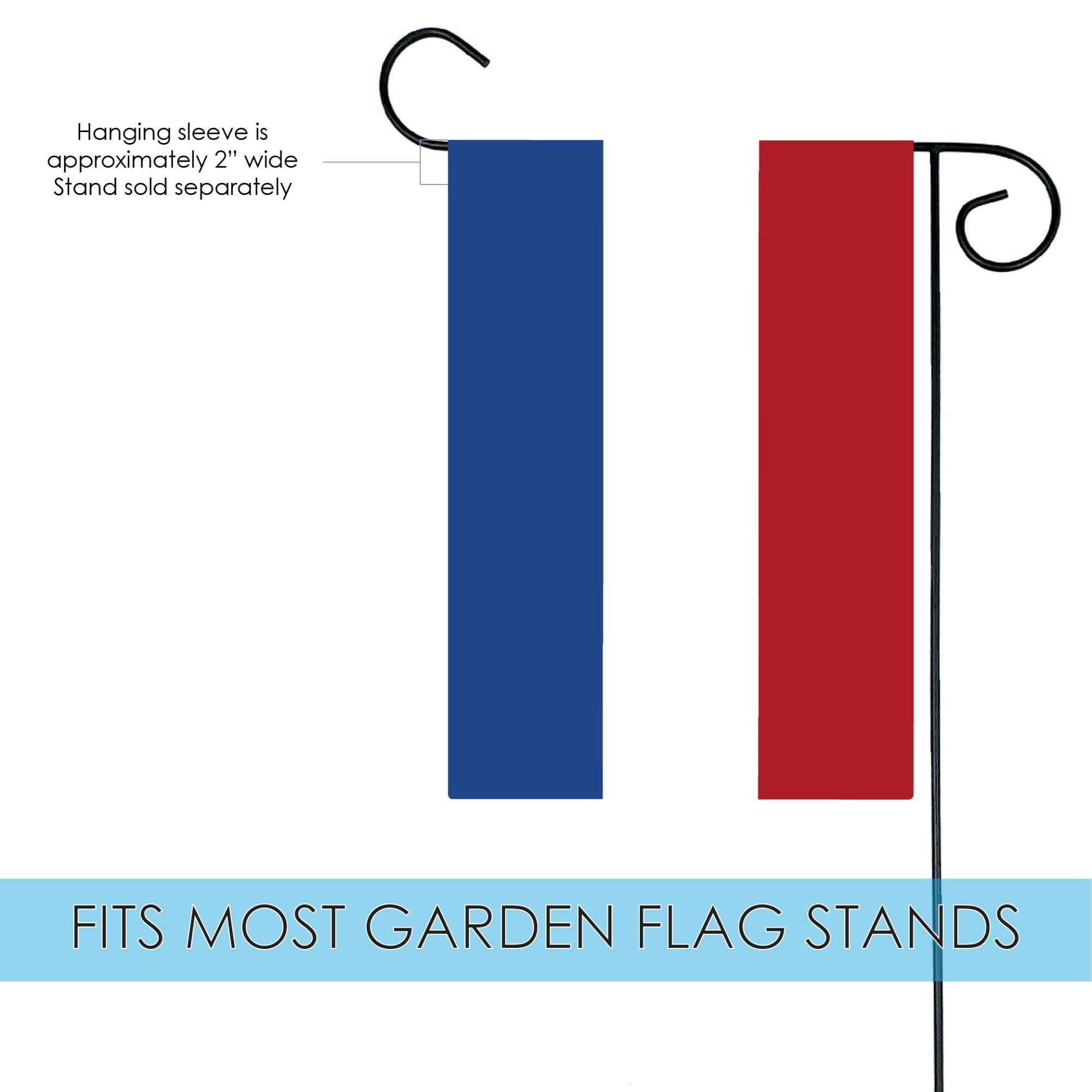 Toland Home Netherlands Garden Flag 12.5 x 18 Inch - Dutch Country National Decorative Outdoor Flag for Yard, Porch, and Garden Decor