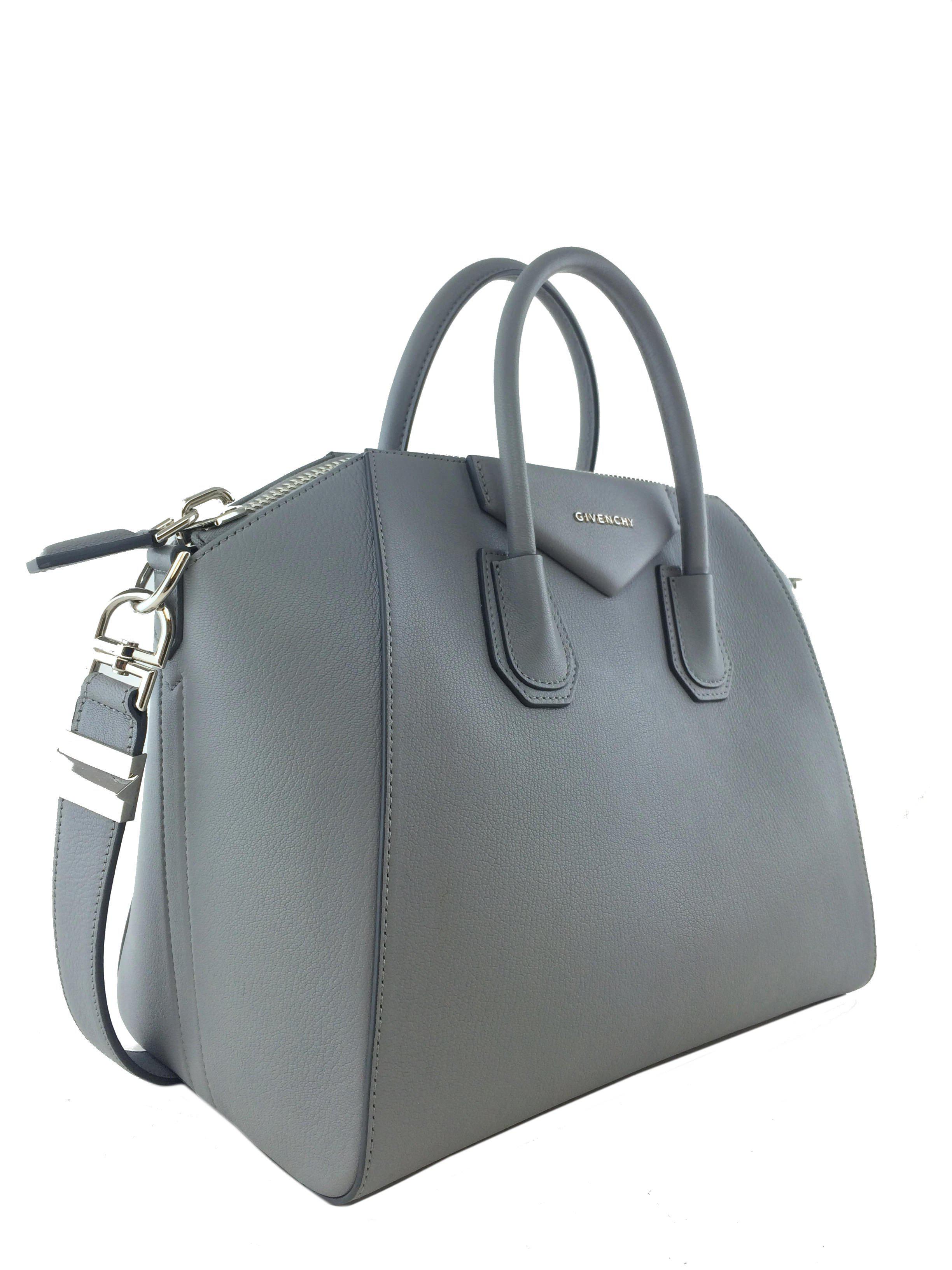 Givenchy Antigona Medium Leather Satchel Bag for Women - Luxury Designer Handbag with Top Handle & Shoulder Strap - Perfect for Work, Travel & Everyday Use