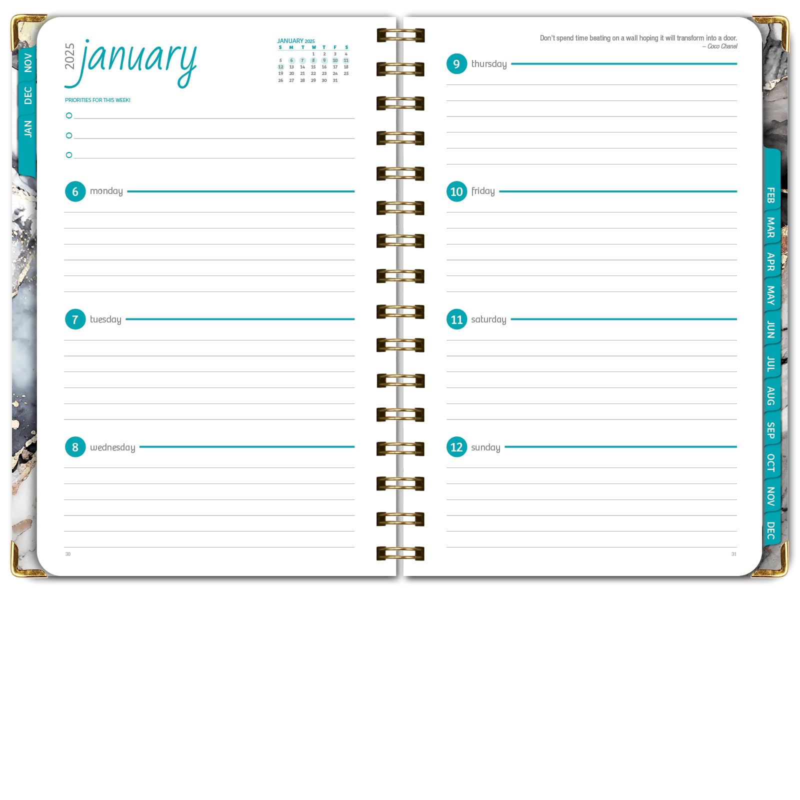 2025 Hardcover Planner 5.5