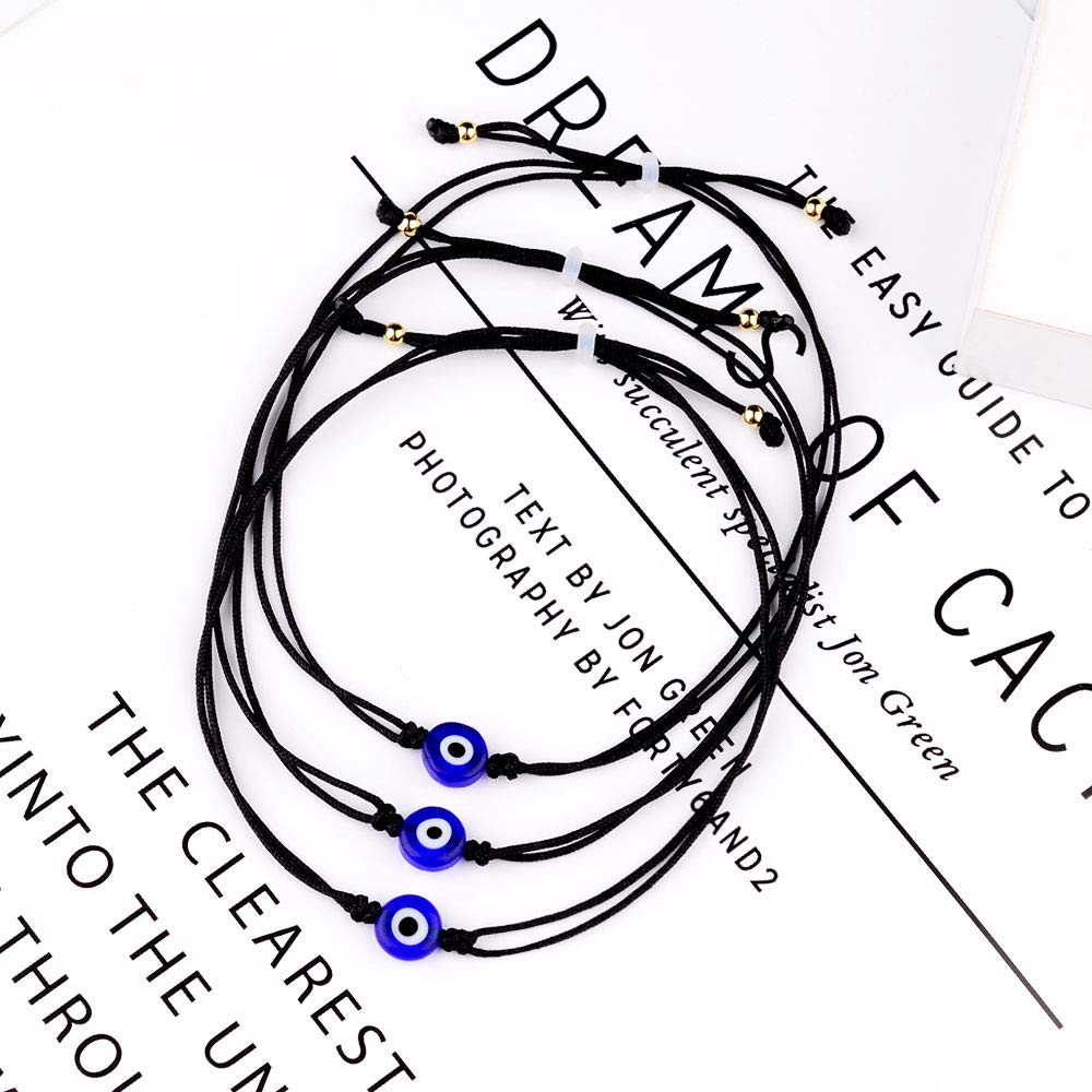 Evil Eye Bracelet for Protection & Good Luck - Nazar Kabbalah Red String Friendship Bracelet for Women, Men, Girls & Family - Perfect Spiritual Jewelry Gift for BFFs, Couples & Loved Ones | Wear for Positive Energy, Travel Safety & Daily Blessings
