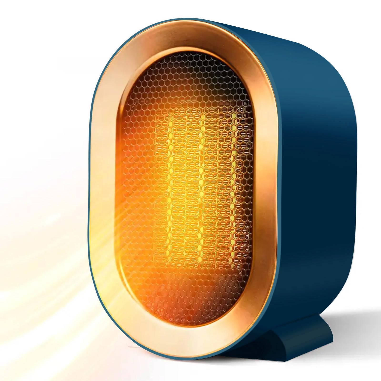 Best Electric Space Heaters for Indoor Use - 1000W Portable Small Room Heater with Fan for Bedroom, Bathroom & Camping | Quiet Mini Heater for Office Under Desk, Table - Covers 300 Sq Ft - Perfect for Home, Office & Travel