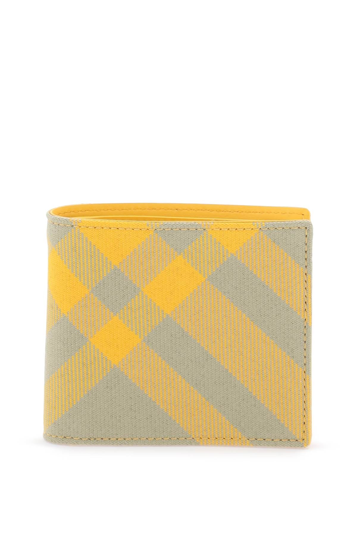 Authentic Burberry Check Bifold Wallet for Men - Classic Plaid Design, RFID Protection - Perfect for Everyday Use & Travel
