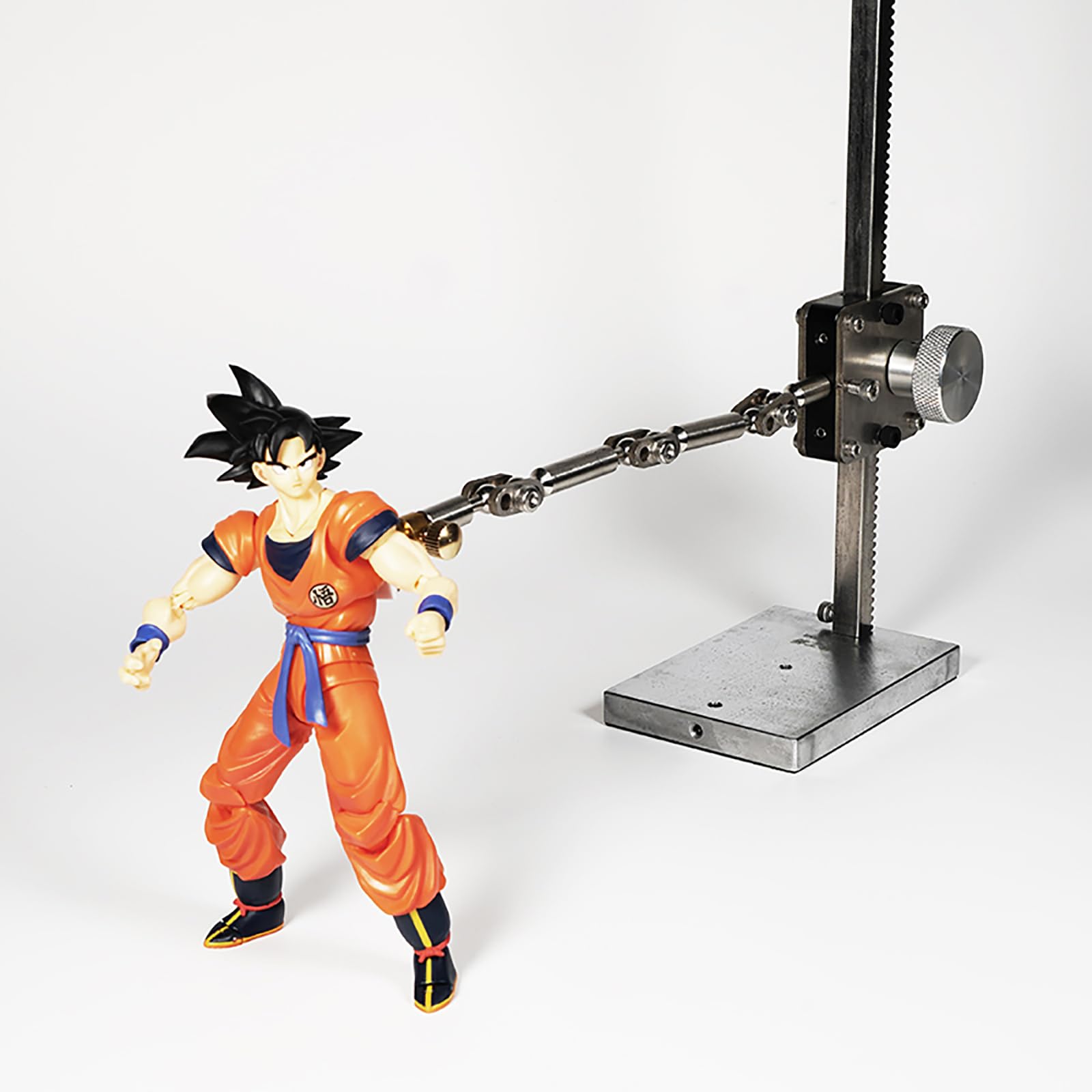 Stainless Steel Armature Rigging System with Multiple Connectors, 16cm Lift Support, Motion Stop Animation Platform - Perfect for Stop Motion Animation, Puppet Rigging, and 3D Model Positioning