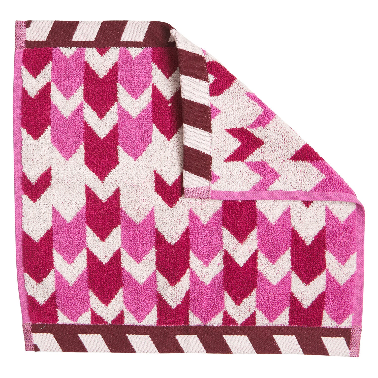 Arlette Face Washer - Soft Microfiber Makeup Remover Cloth for Gentle Cleansing | Fuchsia Pink | Perfect for Daily Skincare & Travel