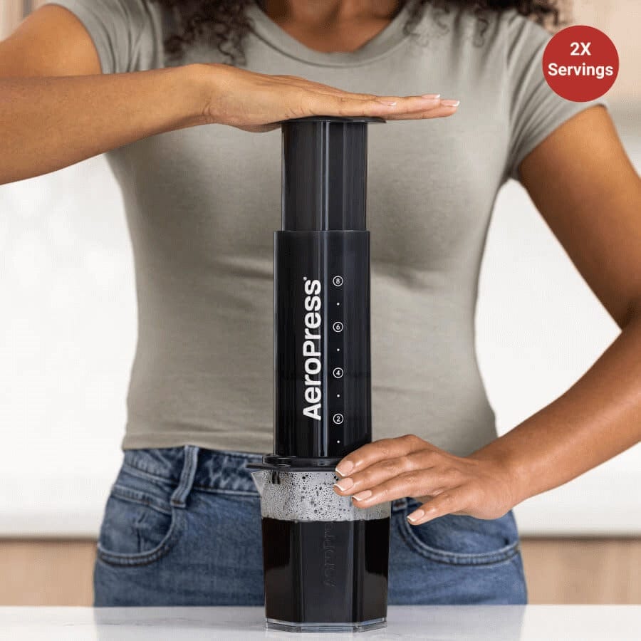 AeroPress XL Coffee Maker - Portable Espresso & Coffee Press for Travel, Camping & Home Brewing - Perfect for Coffee Lovers & Outdoor Adventures