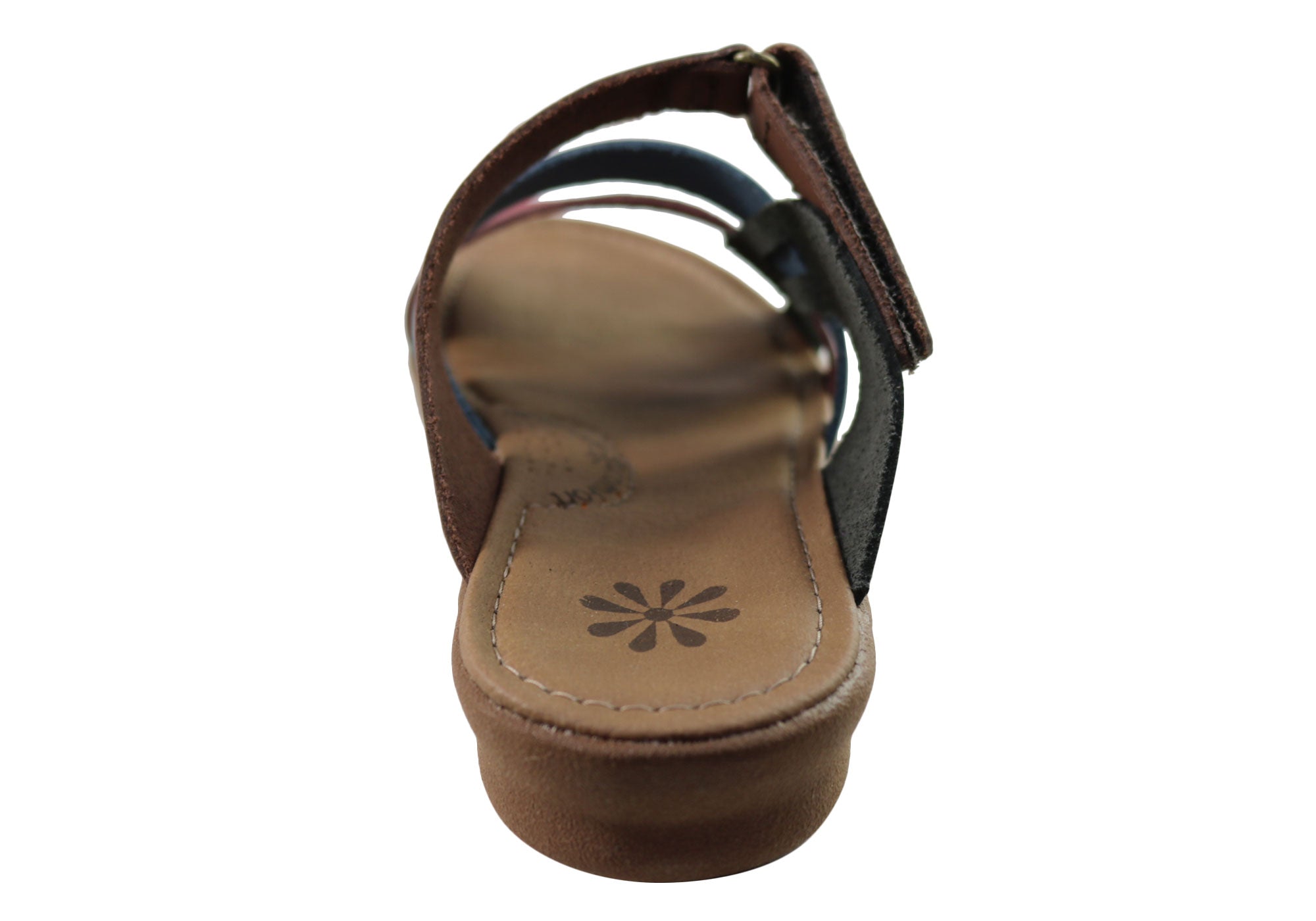 Women's Comfort Leather Slide Sandals - Soft & Stylish Soma Design - Made in Brazil - Perfect for Casual Wear, Beach & Home