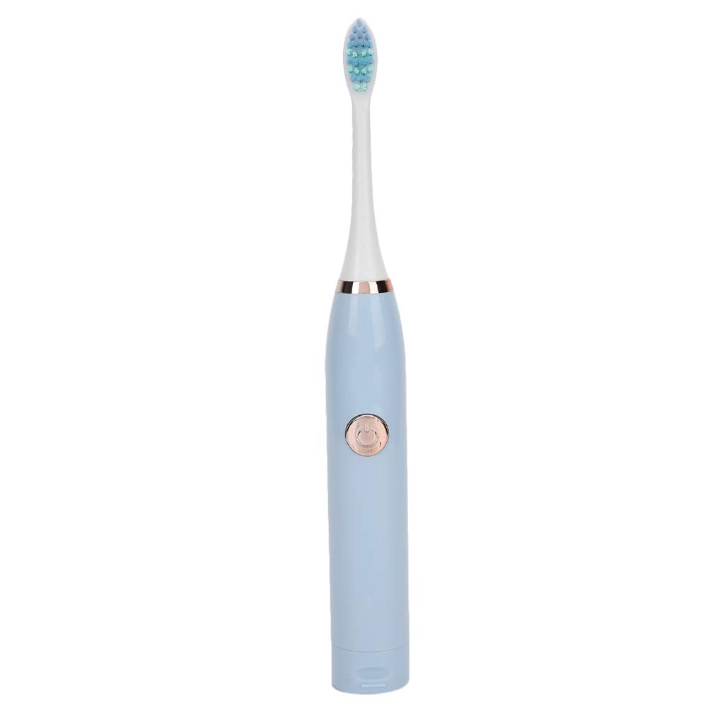 Electric Sonic Toothbrush with 5 Speed Modes - Waterproof Soft Bristles for Sensitive Teeth & Gums - Rechargeable Adult Electric Toothbrush (Blue) - Perfect for Travel, Home & Daily Oral Care