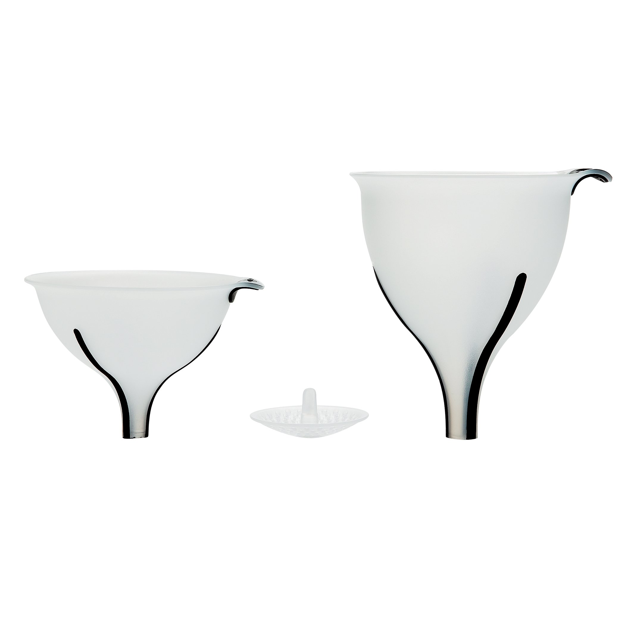 OXO Good Grips 3-Piece Multi-Purpose Funnel Set - Durable Kitchen Funnels for Cooking, Baking, Oil & Liquids Transfer - Perfect for Home, Restaurant & DIY Projects