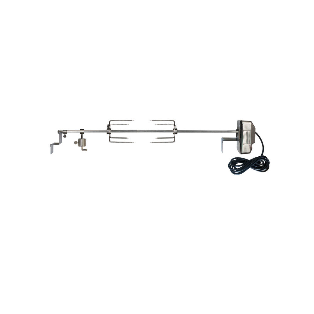 Green Mountain Grills Rotisserie Kit for Ledge & Peak Pellet Grills - Perfect for Rotisserie Chicken, Roasts & Kebabs - Outdoor BBQ Accessories for Backyard Grilling & Camping