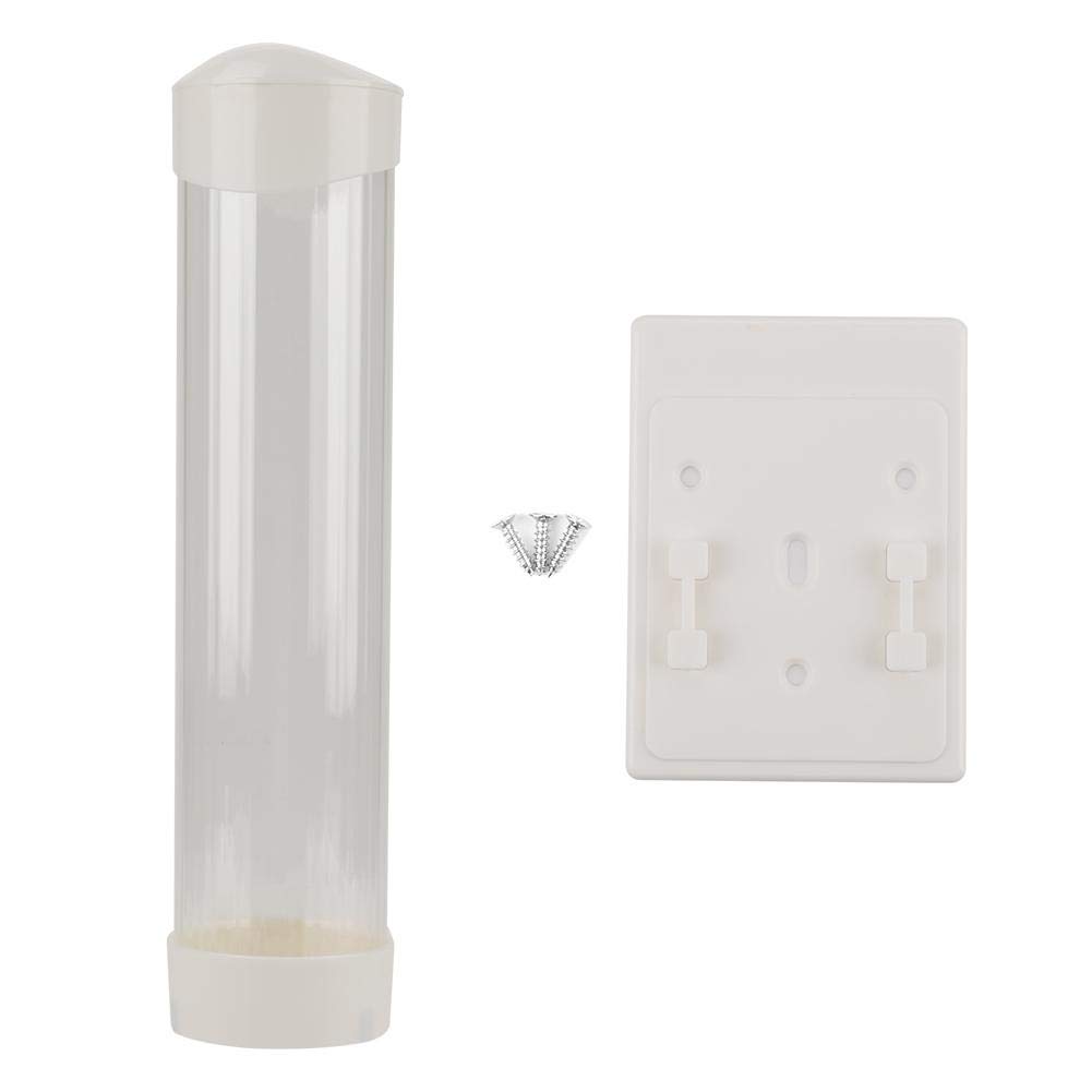 60-80 Cup Plastic Water Dispenser with Pull-Type Mechanism - White | Perfect for Offices, Parties, and Outdoor Events
