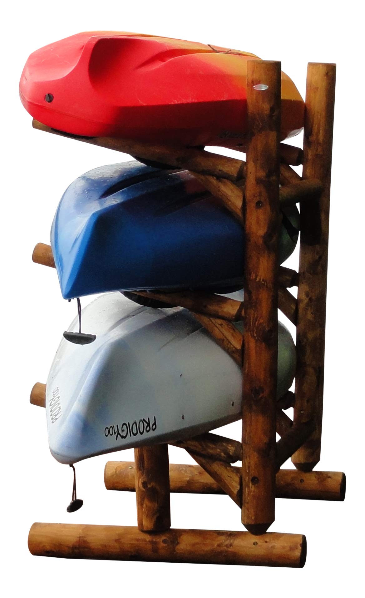 **3-Place Kayak Rack for Garage & Outdoor Storage – Heavy Duty SUP, Surfboard, and Kayak Stand – Perfect for Kayak, SUP Board, and Surfboard Organization in Garage, Backyard, or Dock**