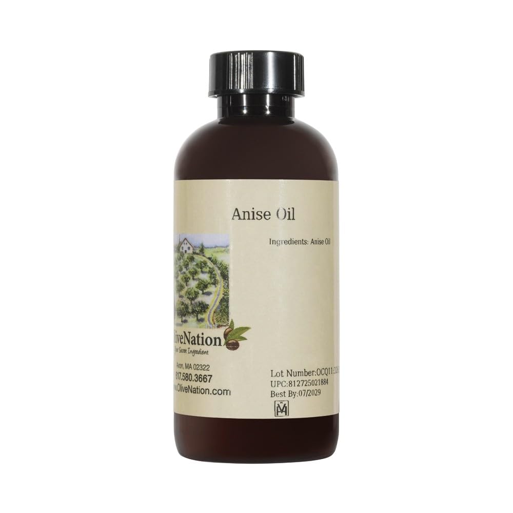 Premium Star Anise Essential Oil for Cooking & Baking - 100% Pure Food Grade Anise Oil - 32 oz Bottle - Perfect for Asian Cuisine, Tea Flavoring & Aromatherapy
