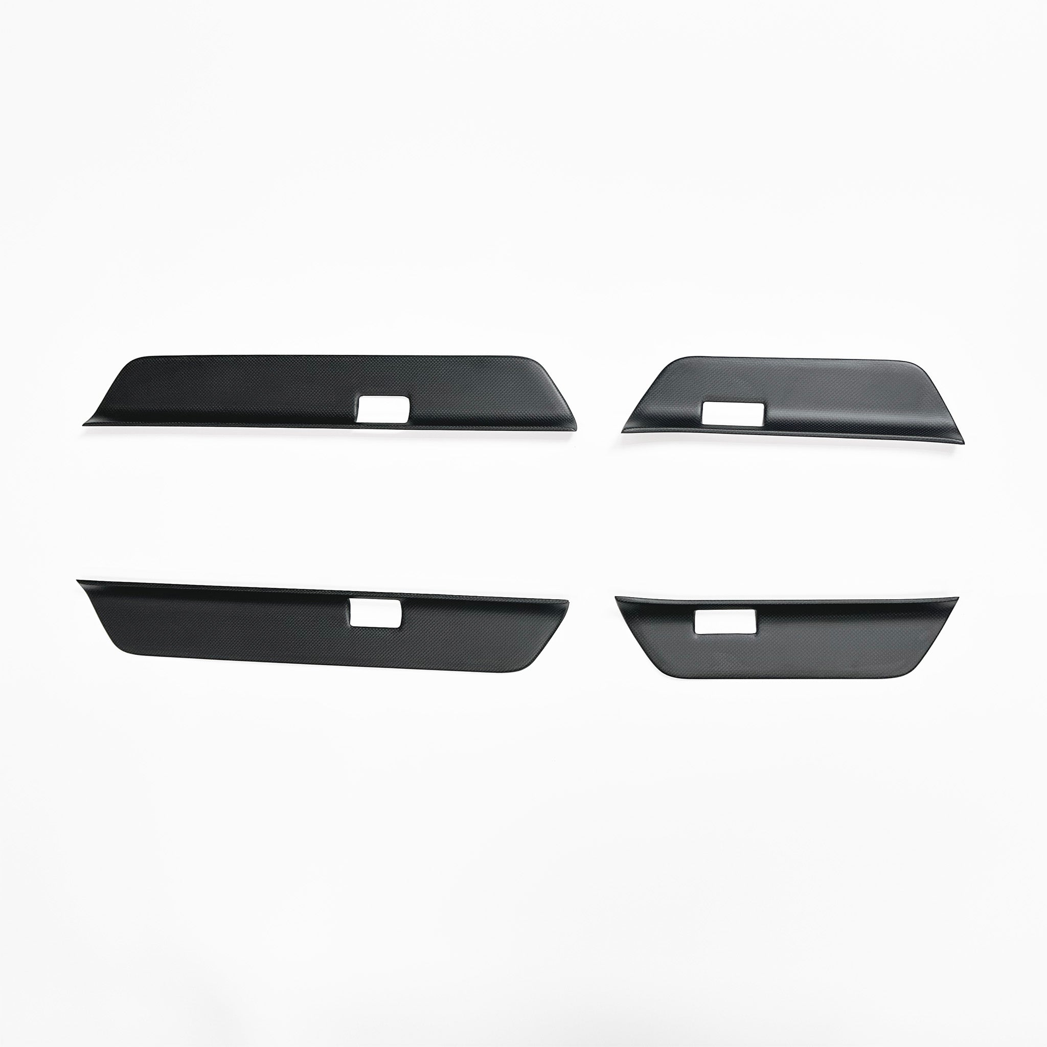 Premium Real Carbon Fiber Door Sill Protectors for 2024+ Tesla Model 3 - 1x1 Plain Weave - Scratch Resistant & Stylish Upgrade - Perfect for Car Enthusiasts & Luxury Vehicle Protection