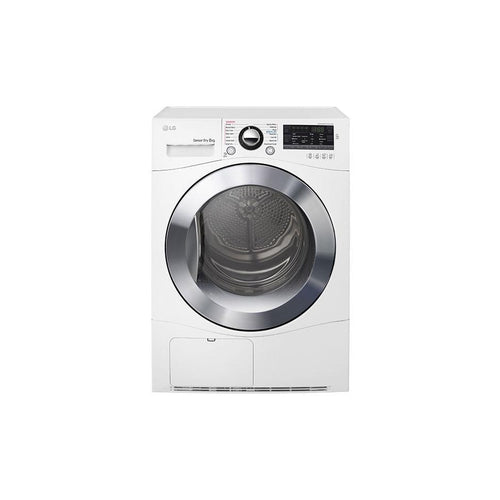 LG TD C80NPW 8kg White Condenser Dryer with Tag On Function - Perfect for Small Laundry Rooms & Energy-Efficient Home Use
