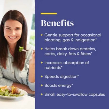Enzymedica Digest Basic - 90 Capsules | Digestive Enzyme Supplement for Gut Health & Bloating Relief | Supports Digestion After Meals