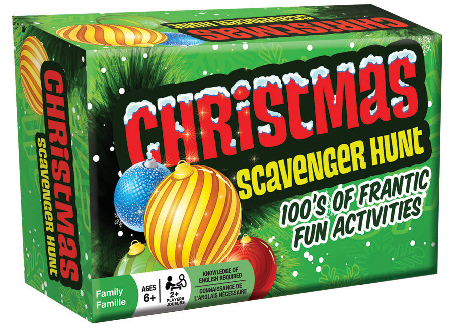Christmas Scavenger Hunt Game for Kids & Families - Fun Holiday Party Activity for Indoor & Outdoor Festive Gatherings