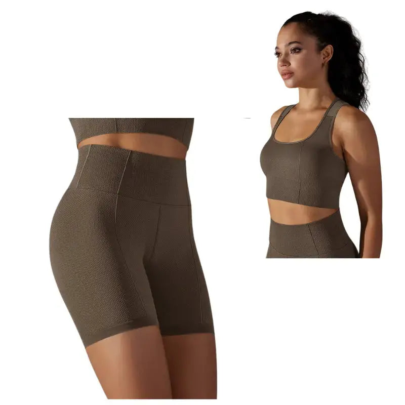 Women's High Waist Yoga Pants & Sports Bra Set - Breathable Workout Leggings & Supportive Activewear for Gym, Running, Pilates - Perfect for Fitness, Lounge & Travel