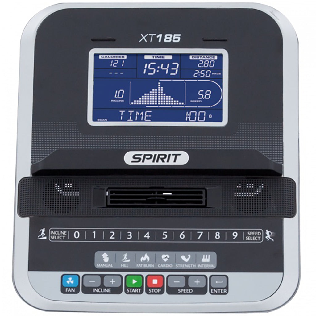 Spirit XT185 Treadmill - Premium Home Fitness Equipment for Running & Walking | Ideal for Home Gym, Cardio Workouts & Weight Loss