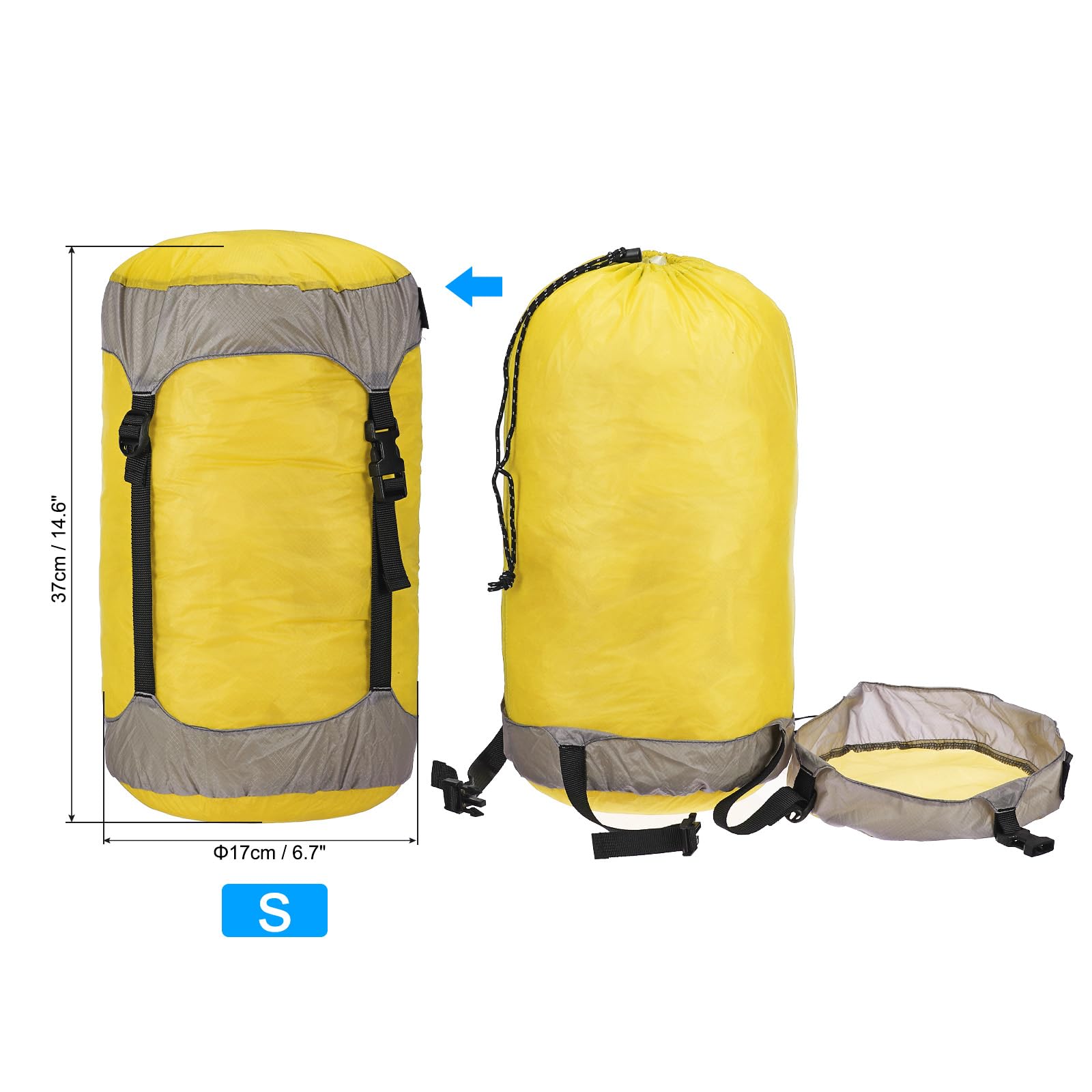 PATIKIL Waterproof Compression Sack for Backpacking & Camping - Lightweight Portable Gear Storage Bag for Outdoor Adventures, Hiking, and Travel