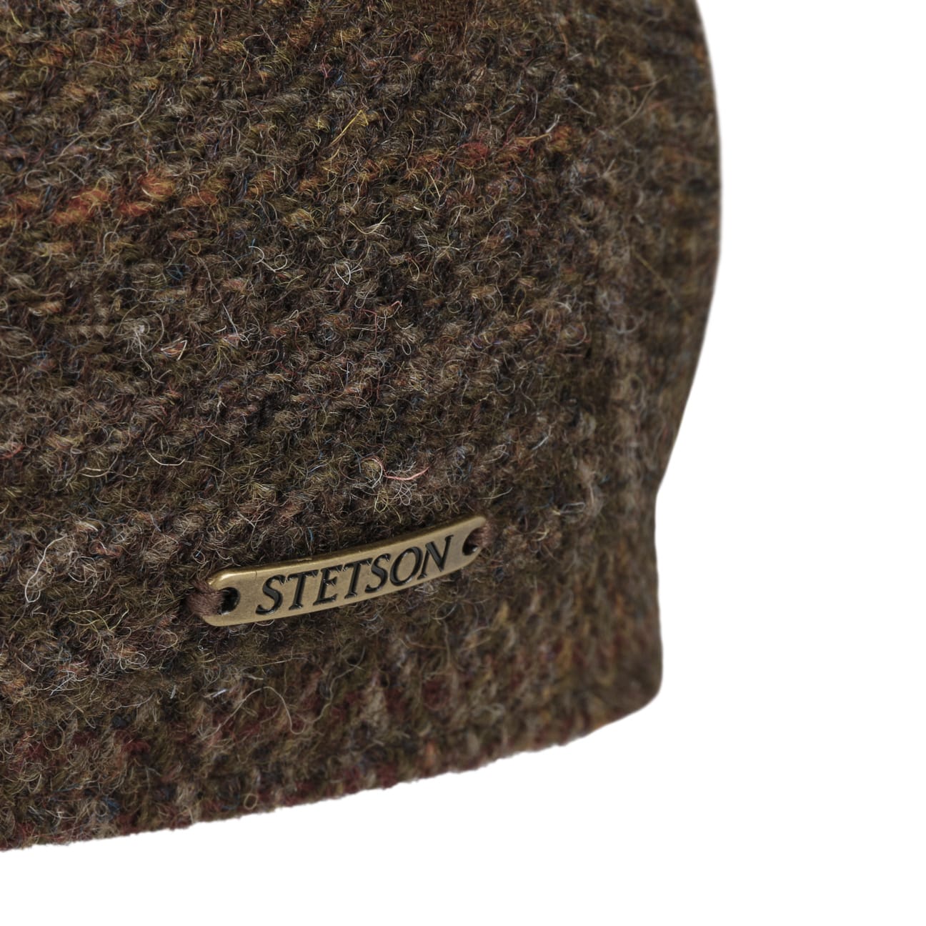 Stylish Burnet Harris Tweed Flat Cap by Stetson - Classic Men's Wool Hat for Casual Outfits & Outdoor Activities