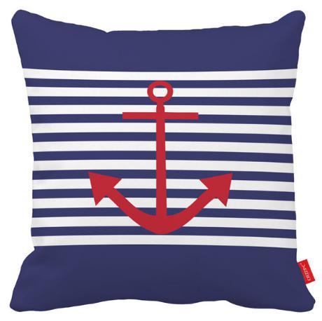 Nautical Pillow Cover - Classic Blue and White Striped Design for Coastal & Beach House Decor | Perfect for Sofa, Bed, and Boat Living Spaces