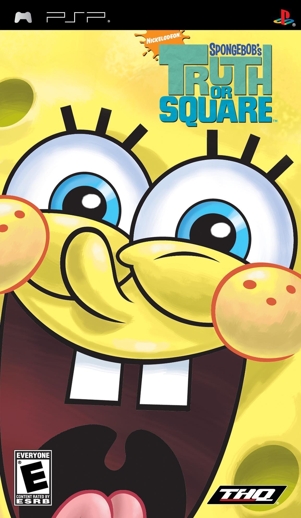 SpongeBob's Truth or Square Game for Sony PSP - Fun Adventure Game for Kids & Fans | Perfect for Travel, Gifts & Family Game Nights