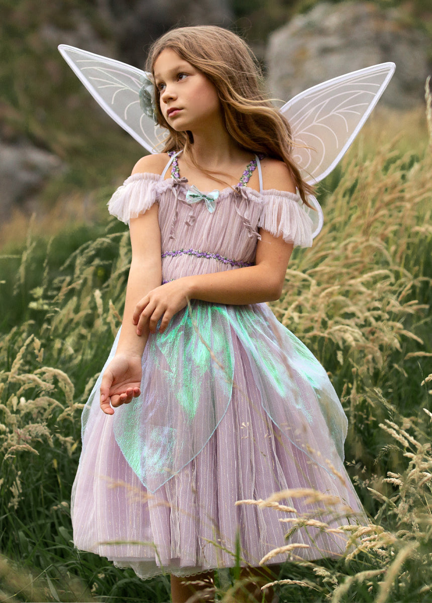 Lavender Fairy Costume Set for Kids & Adults - Magical Dress Up for Halloween, Cosplay & Fantasy Parties