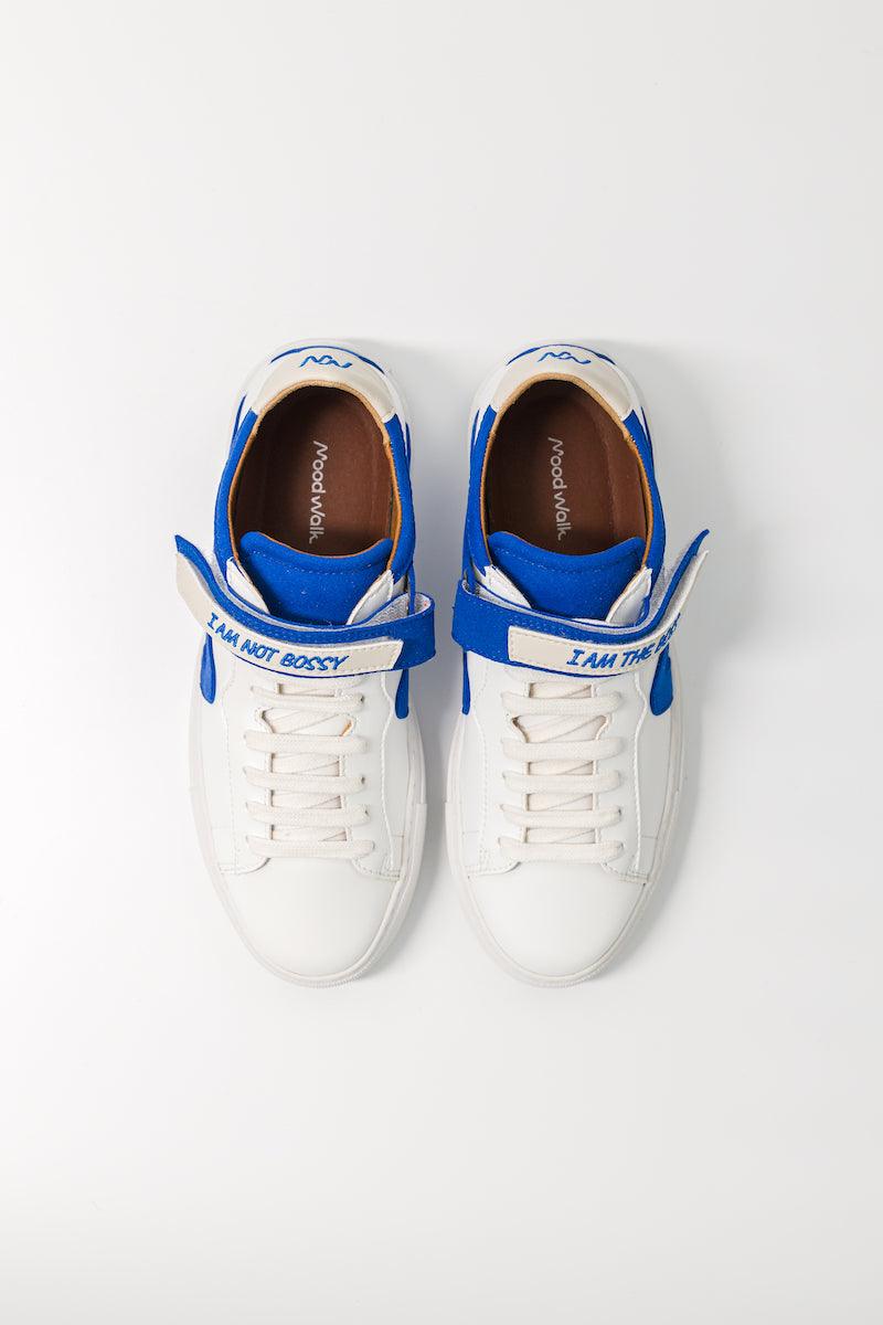 Master Mind Women's Vegan Corn Leather Sneakers - Eco-Friendly Comfort Shoes for Women | Cobalt Blue | Perfect for Casual Wear, Office & Sustainable Fashion Lovers