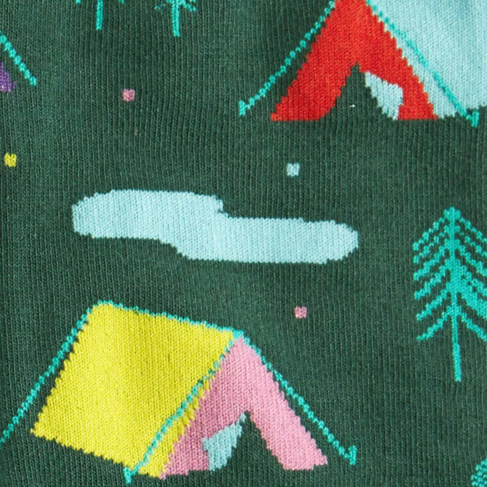 Fun & Comfortable Knee High Socks for Women - Sock It To Me Base Camp Collection - Perfect for Outdoor Adventures, Hiking & Casual Wear