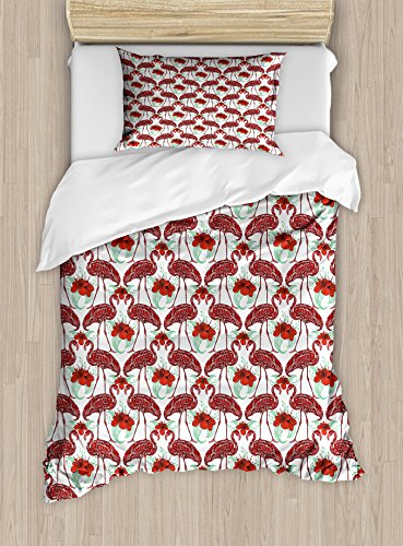 Red Coral Sea Green