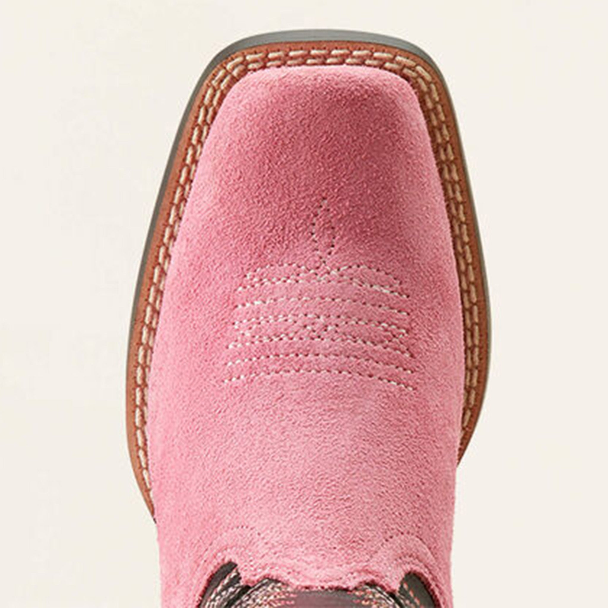 Ariat Kid's Futurity Fort Worth Pink Suede Cowgirl Boots - Western Riding Boots for Girls, Comfortable & Stylish for Rodeo, Horseback Riding & Country Fashion