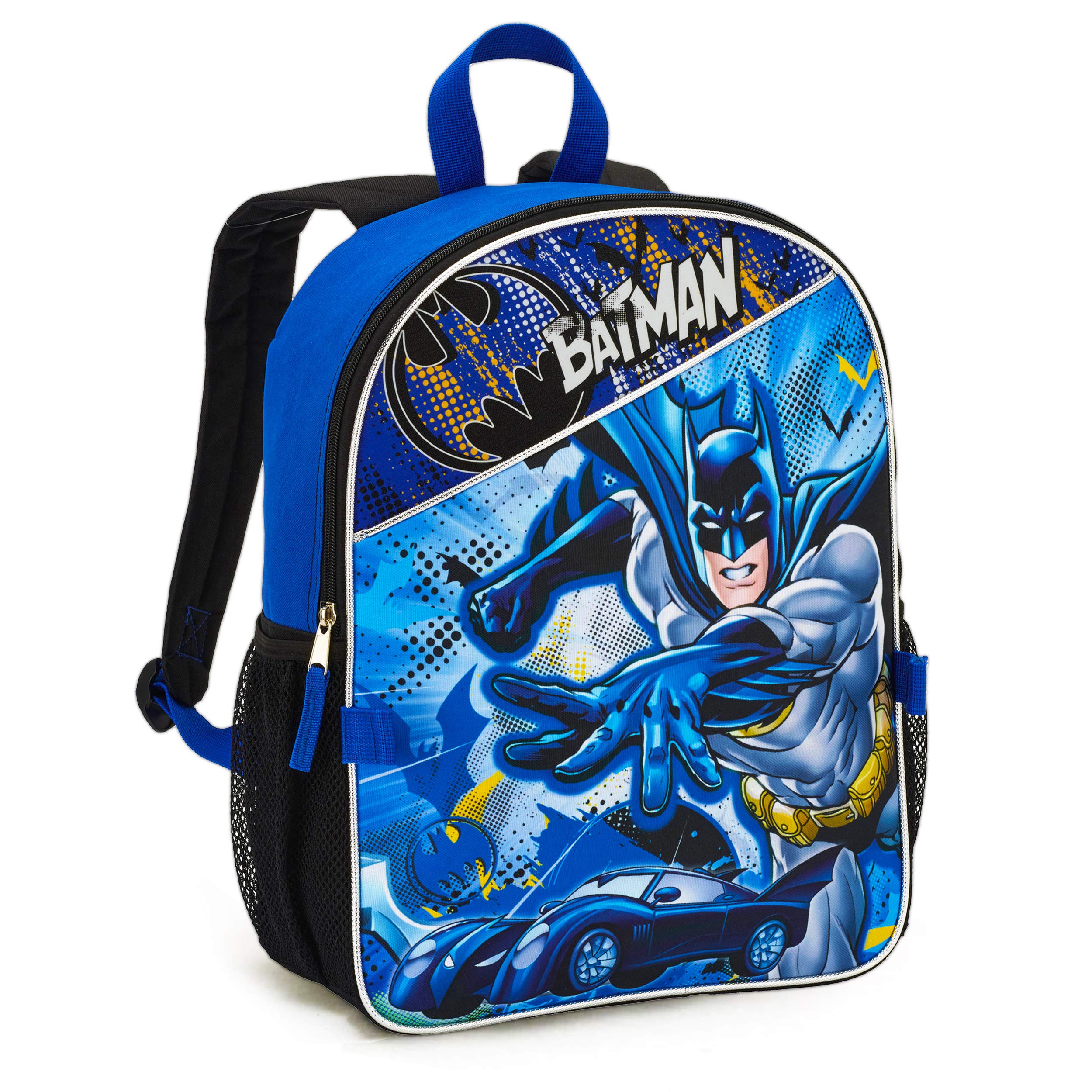 **Batman Backpack and Lunch Box Set for Boys & Kids – 16