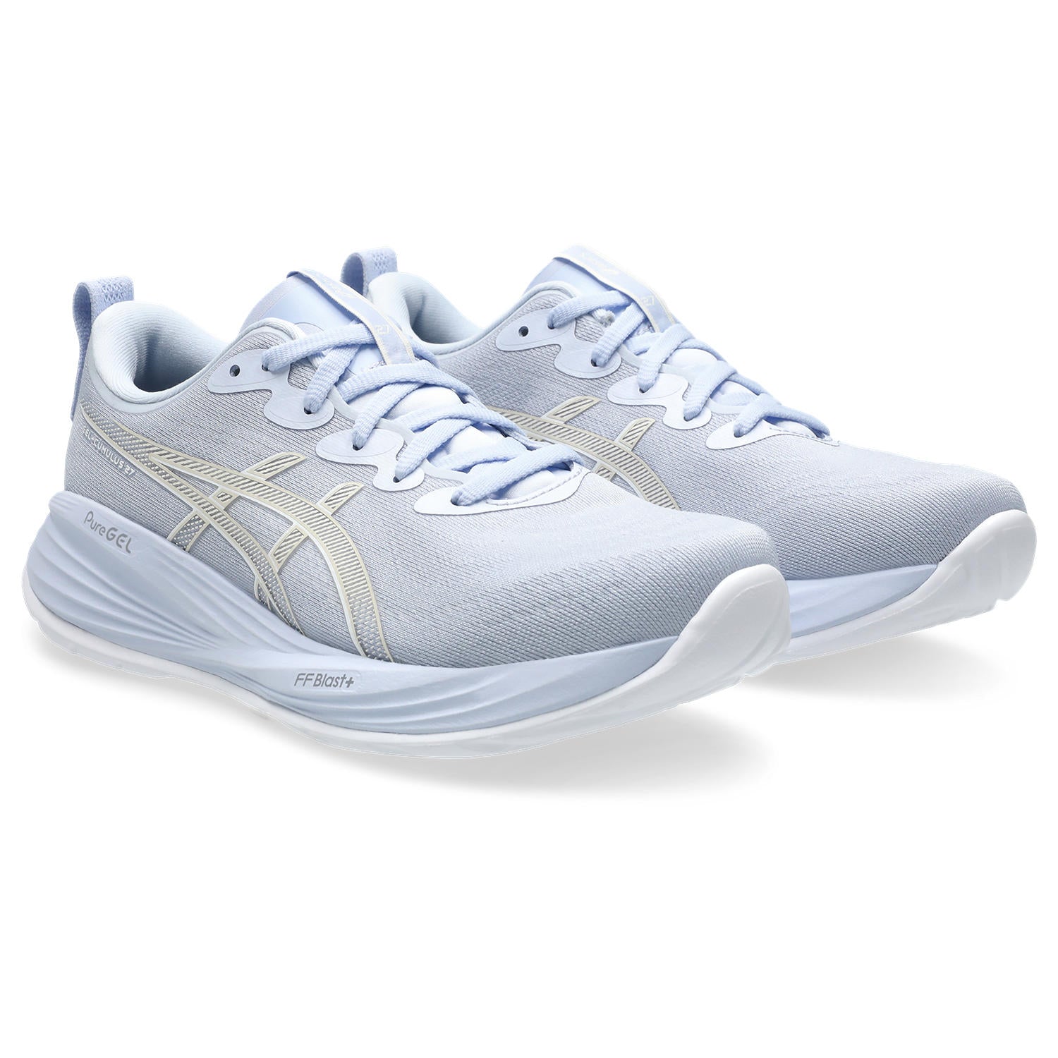 ASICS Women's GEL-Cumulus 27 Running Shoes - Lightweight Cushioned Sneakers for Women (Blue Fade/White) | Perfect for Road Running, Jogging & Gym Workouts