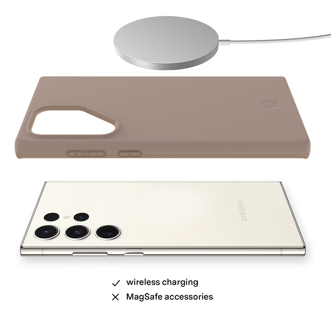 Premium Cashmere Taupe Samsung Phone Case - Soft & Luxurious Protective Cover for Samsung Galaxy [Model] - Perfect for Everyday Use, Travel & Gifting