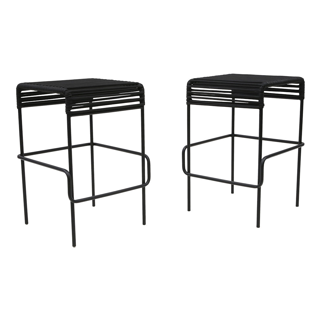 California Outdoor Counter Stool - Weather-Resistant Bar Stools for Patio, Deck & Poolside - Adjustable Height & Comfortable Back Support - Perfect for Outdoor Dining & Entertaining