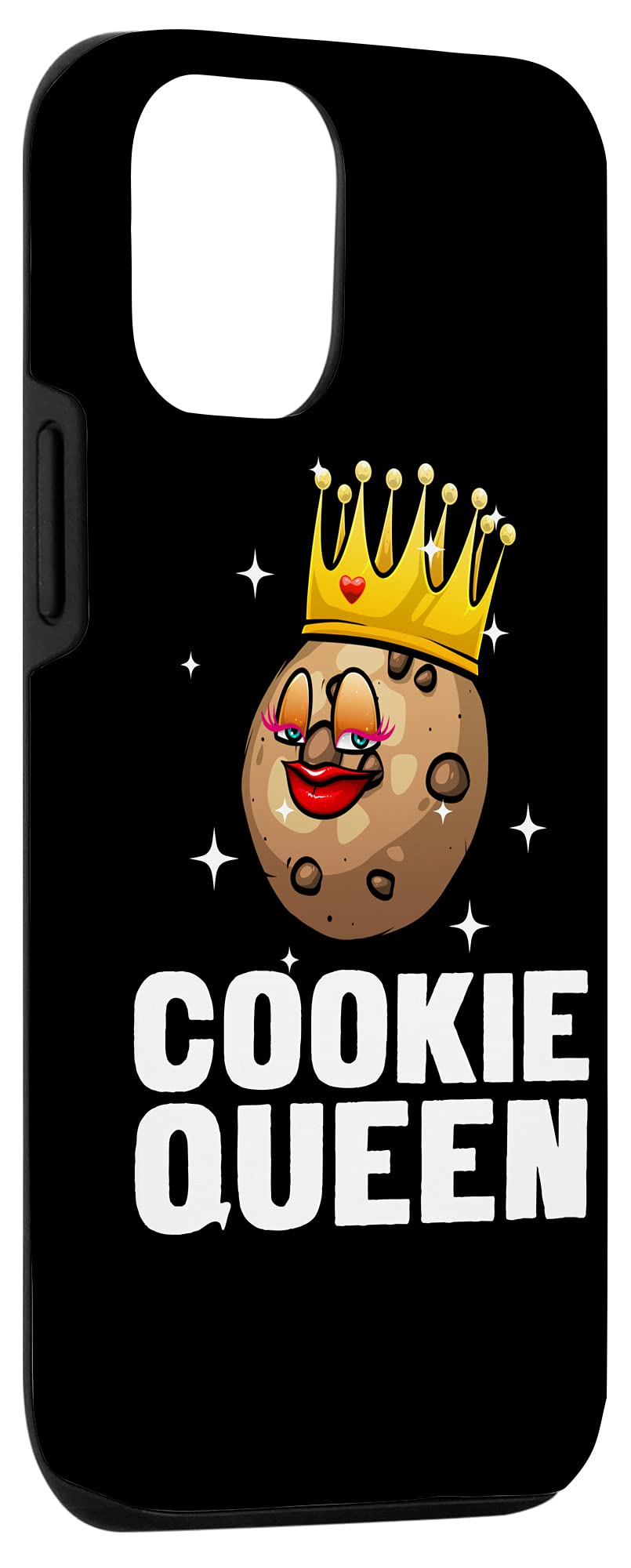 Funny Cookie Queen iPhone 12/12 Pro Case - Cool Culinary Baker Gift for Men - Perfect for Baking Enthusiasts & Kitchen Lovers