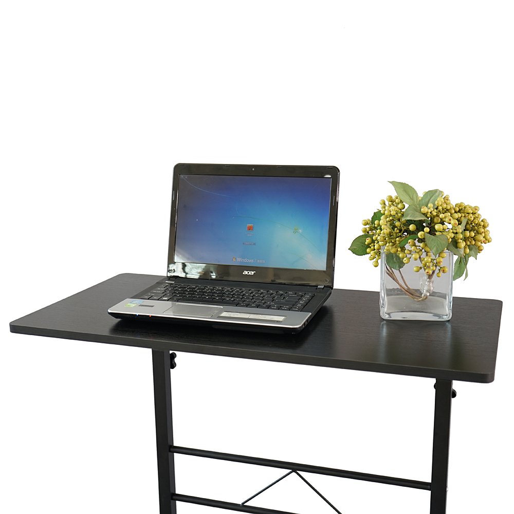 SSLine Mobile C-Shaped End Table with Wheels - 31.5