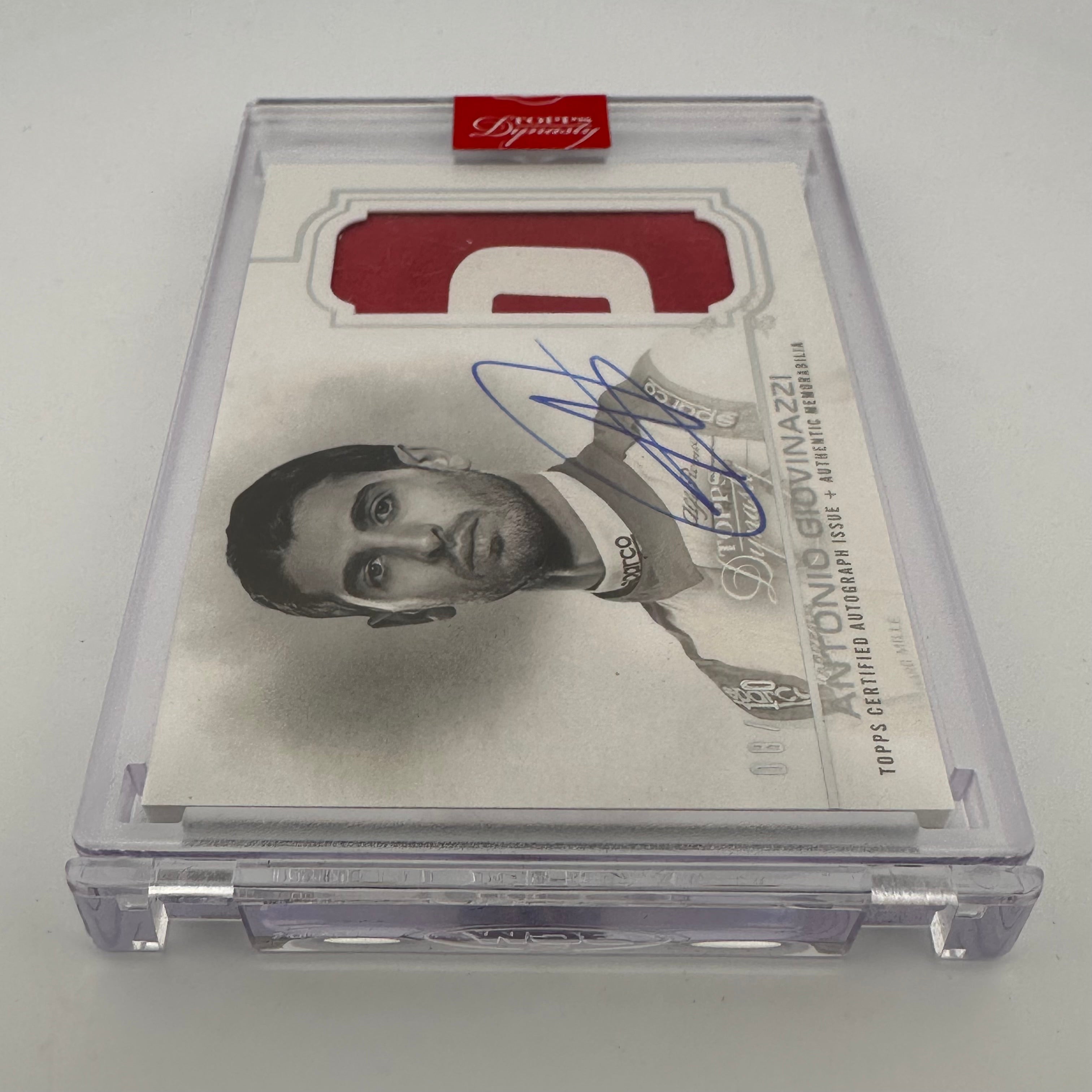 08/10 Silver Antonio Giovinazzi #DAP IVAG 2020 Dynasty Autograph Patch - Rare Collectible Trading Card for F1 Fans, Sports Memorabilia Enthusiasts - Perfect for Display, Gifts, and Investment
