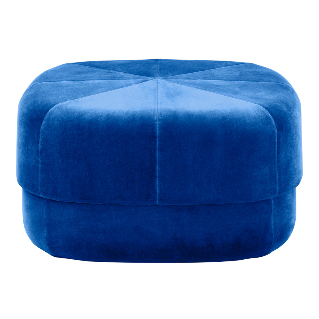 Velour Circus Pouf - Stylish and Comfortable Floor Seating for Kids' Rooms, Playrooms, and Living Rooms