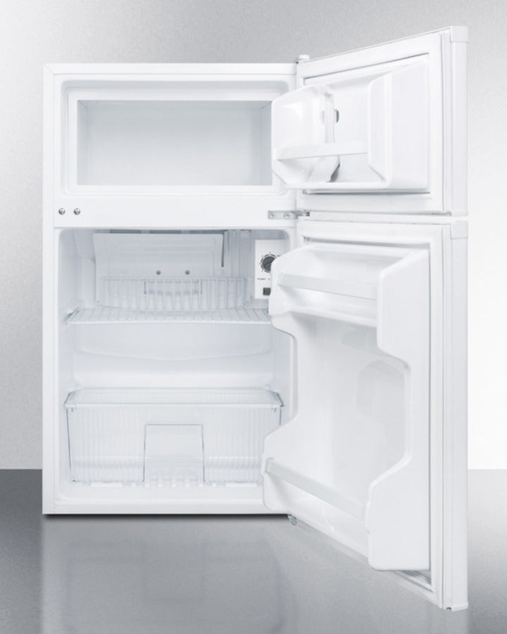 Accucold 19 Inch Wide ADA Compliant Refrigerator Freezer - CP351WLLF2ADA - Compact Under Counter Fridge for Home, Office, or Commercial Use