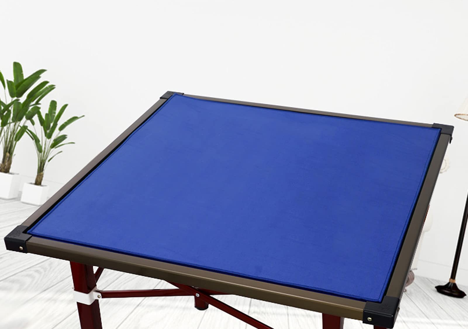 Premium Thickened Mahjong Tablecloth Mat - 78x78cm Noise-Reducing Game Table Cover for Mahjong, Poker, Cards, Board & Tile Games - Durable Desktop Protector in Blue - Perfect for Game Nights, Parties & Family Gatherings