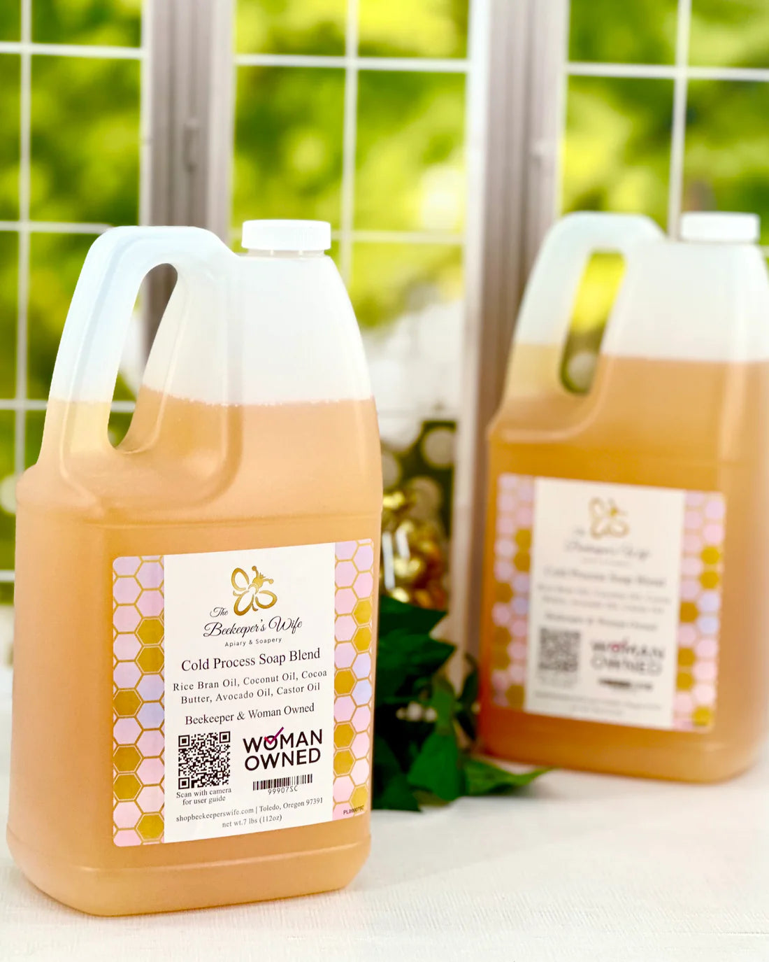 Beekeeper's Wife Soap Blend - 7lb Natural Handmade Soap Base for DIY, Crafts & Bath Products - Perfect for Candle Making, Bath Bombs & Skincare Creations
