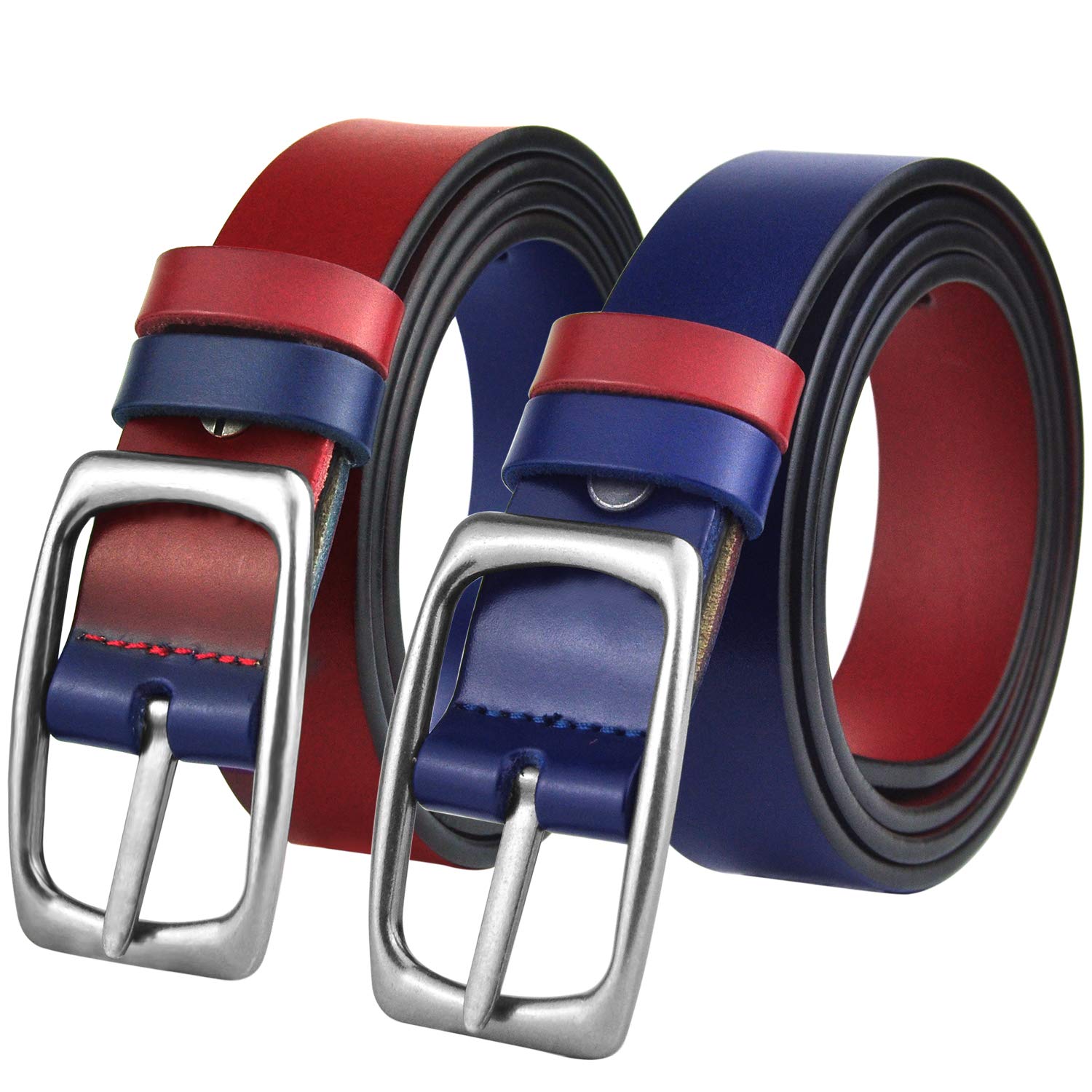 Reversible Women's Leather Belt 1.25