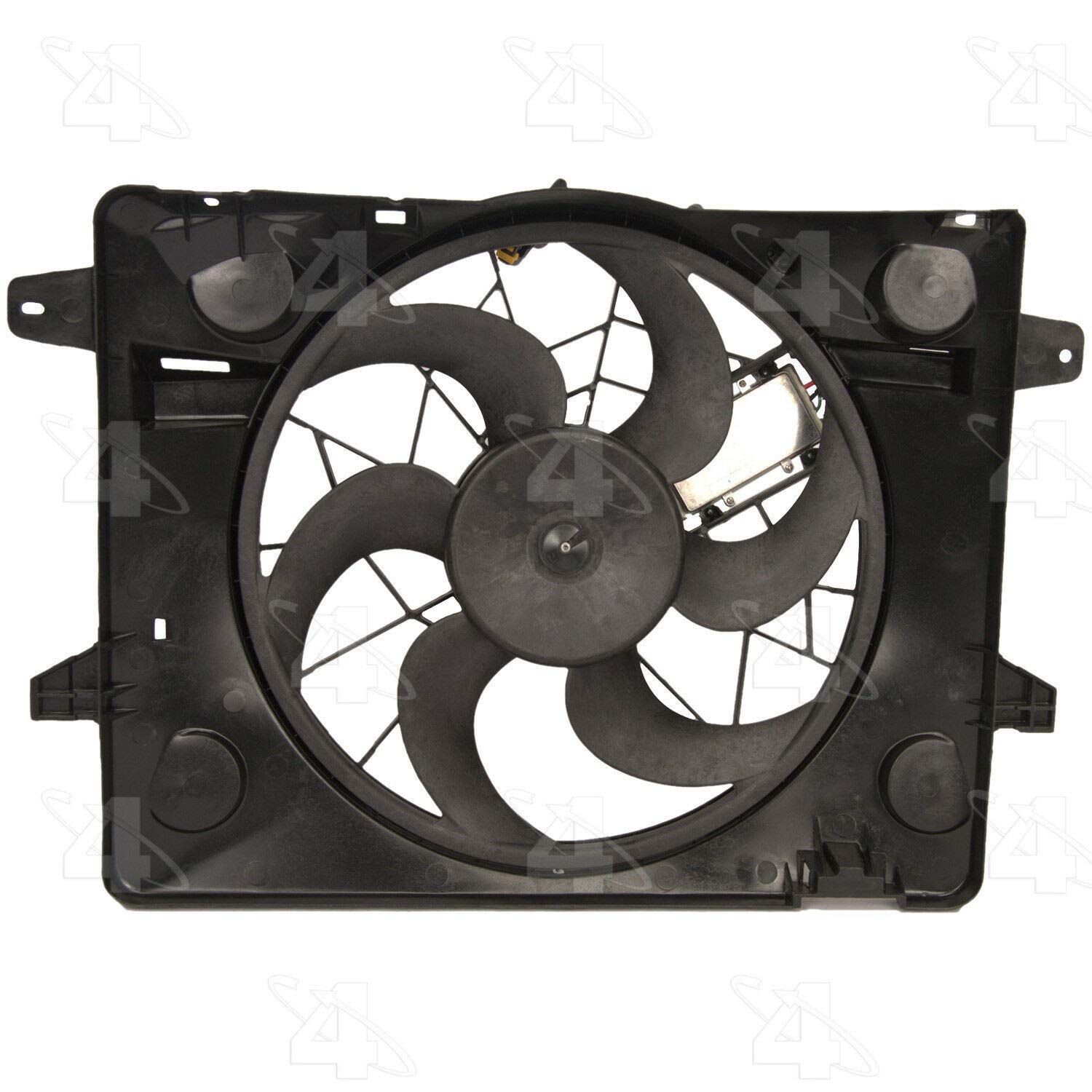 Four Seasons 75651 Radiator Fan Motor Assembly - Replacement for Car Cooling System | Perfect for Overheating Prevention & Engine Temperature Control